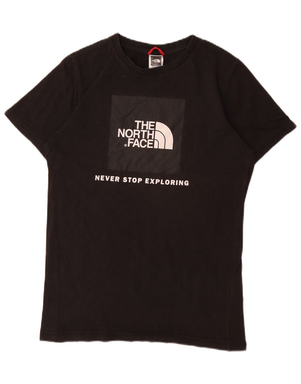 THE NORTH FACE Boys Graphic T-Shirt Top 14-15 Years XL crni pamuk
