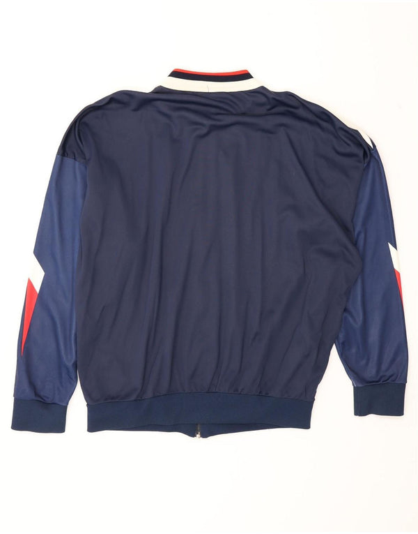 Umbro Mens Cagliari 1990-1991 Gornja jakna trenirke velika tamnoplava