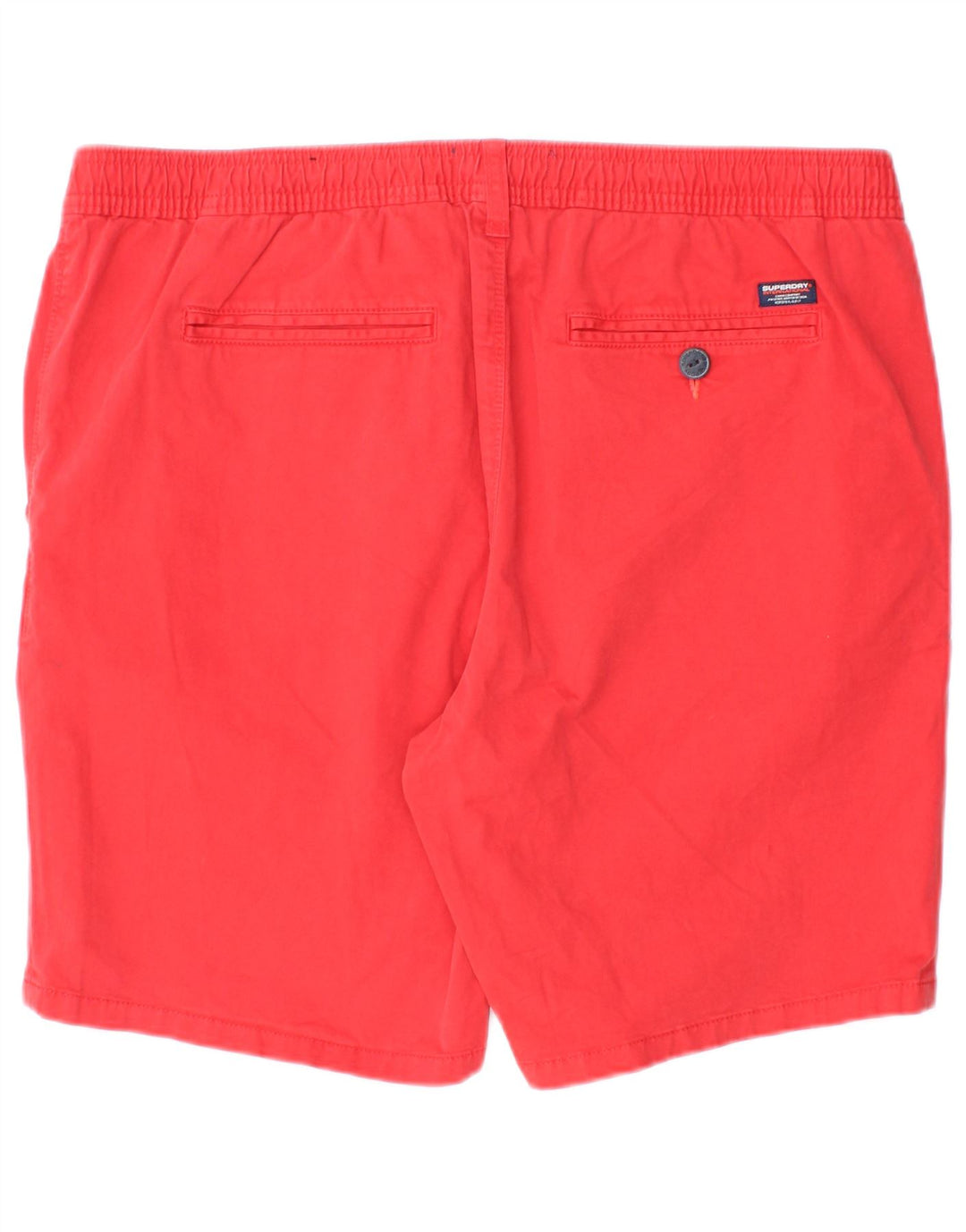 SUPERDRY Muške chino kratke hlače W36 Veliki crveni pamuk