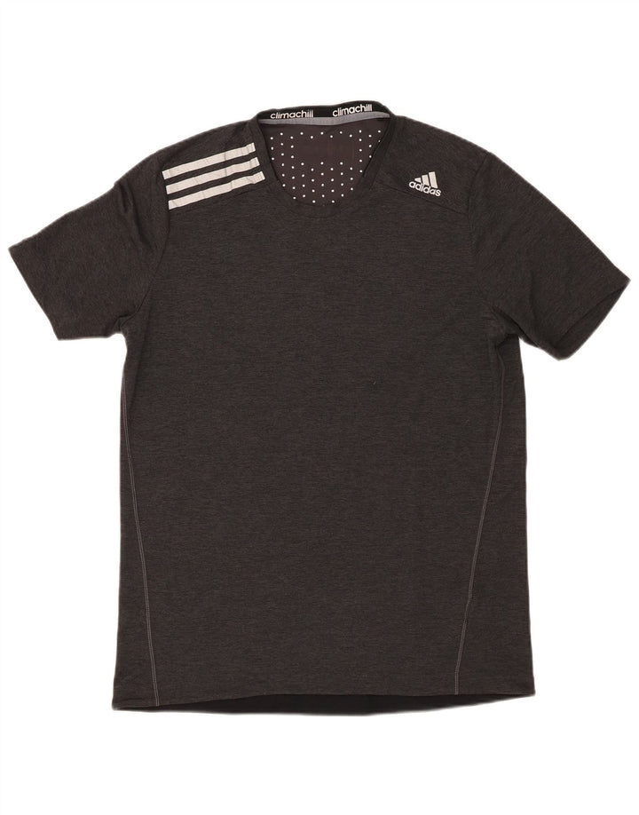 Adidas muška majica Climachill Top srednje sivi poliester
