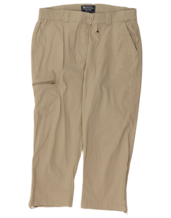 Mountain Warehouse Ženske Cargo Capri hlače UK 12 Srednje W30 L19 Bež