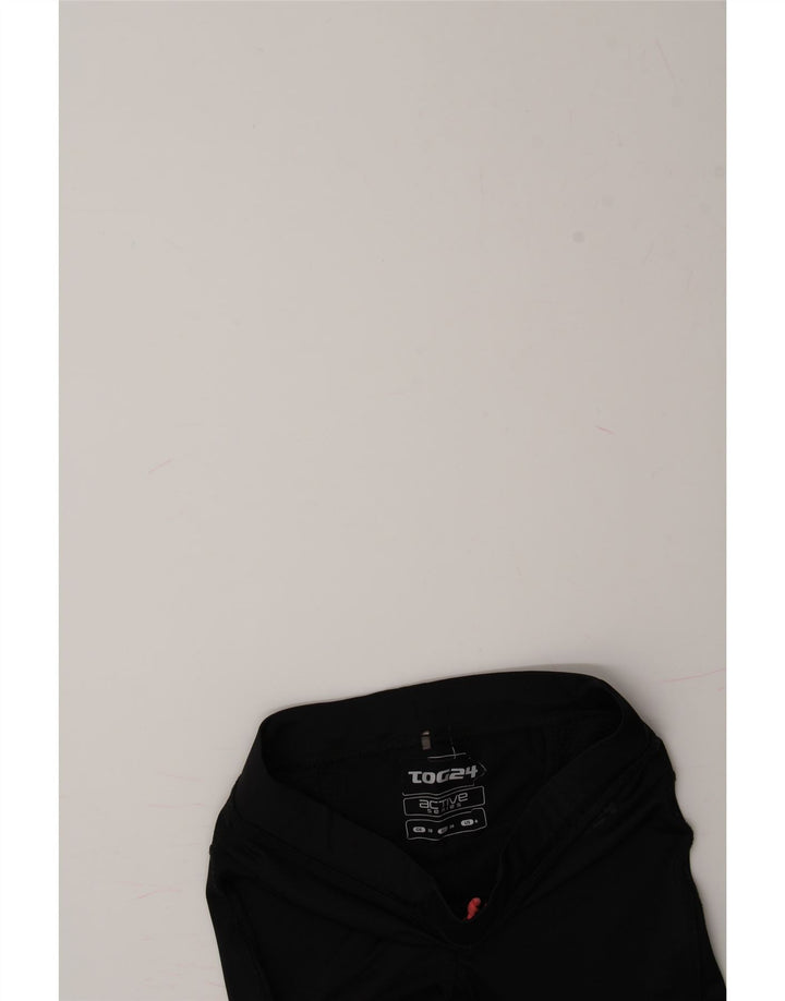 TOG 24 Womens Capri Leggings UK 10 Small Black Vintage Tog 24 and Second-Hand Tog 24 from Messina Hembry 