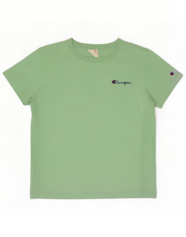 Top ženska majica kratkih rukava Champion UK 14 Medium Green Cotton
