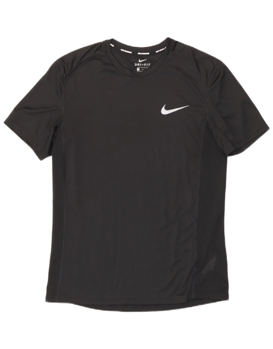 Nike Dri Fit majica kratkih rukava srednji crni poliester