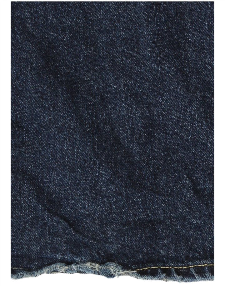 Hollister muške Bootcut traperice W38 L30 tamnoplavi pamuk