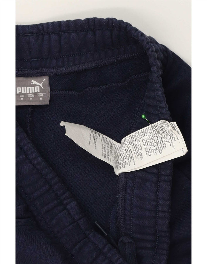 Puma muške trenirke Hlače Joggers Srednje tamnoplavi pamuk