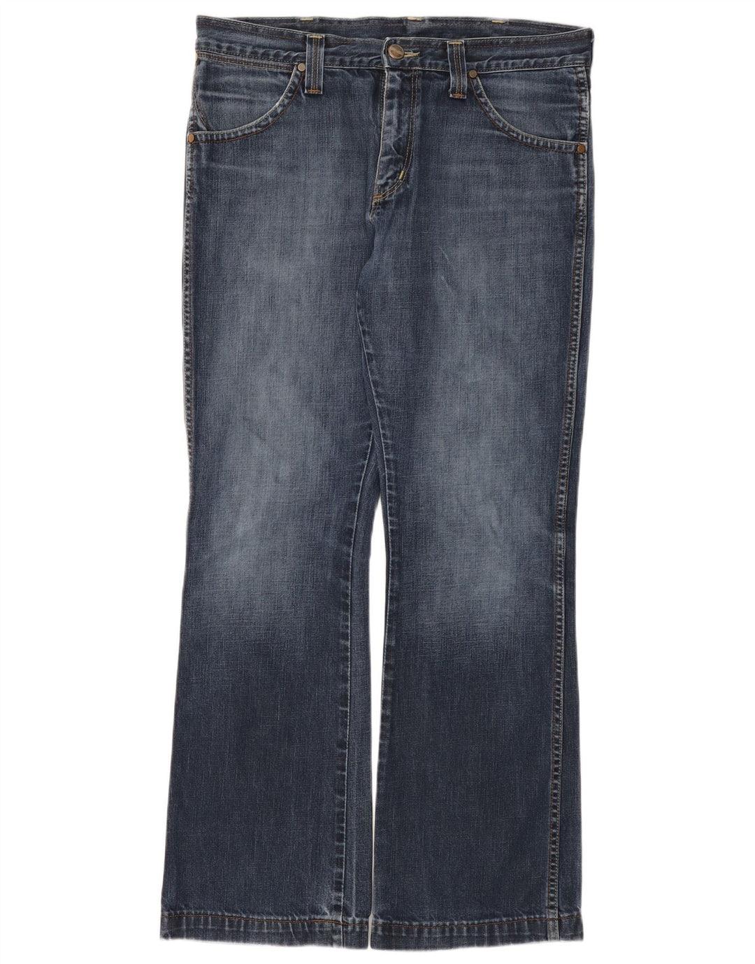 Wrangler muške traperice Dayton Bootcut W34 L32 plavi pamuk