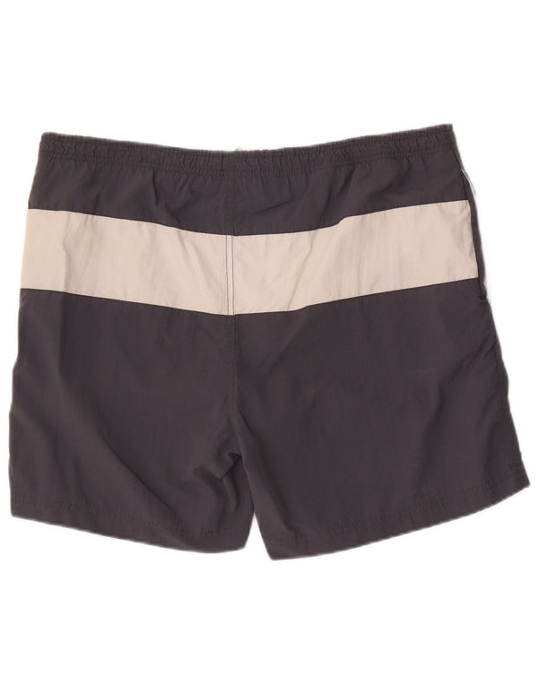 Lotto Mens Swimming Shorts Large Grey Colourblock