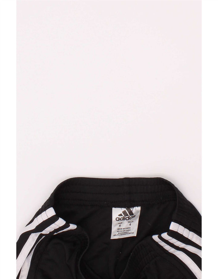 Adidas kratke sportske hlače za djevojčice 3-4 godine, crni poliester