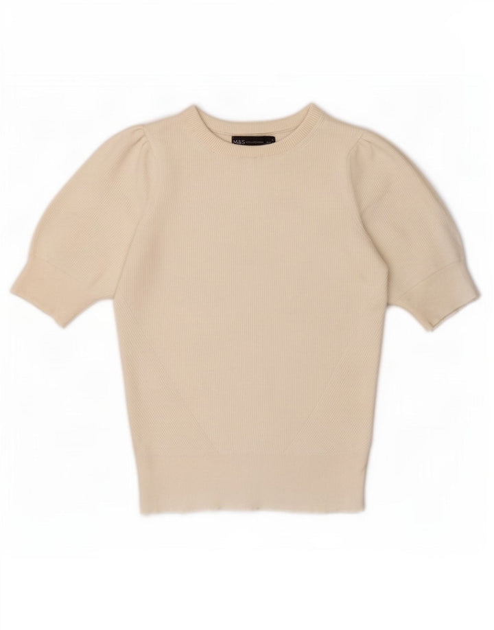Marks & Spencer gornji dio ženske bluze UK 8 Small off white viskoza