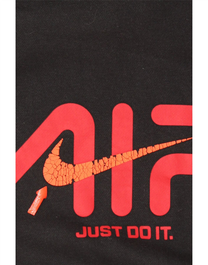 Nike muška majica s kapuljačom srednje veličine, crni pamuk