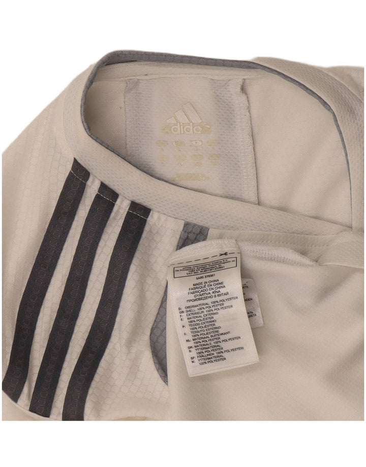 Adidas muški prsluk Climalite Veliki bijeli poliester u boji