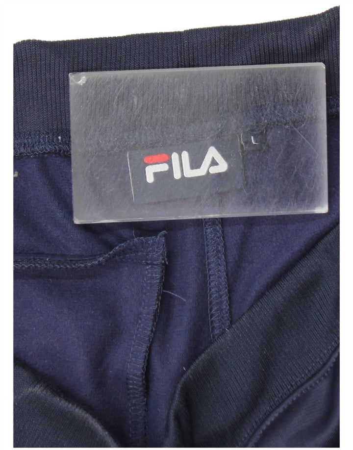 Fila muške trenirke Hlače Joggers Veliki tamnoplavi poliester