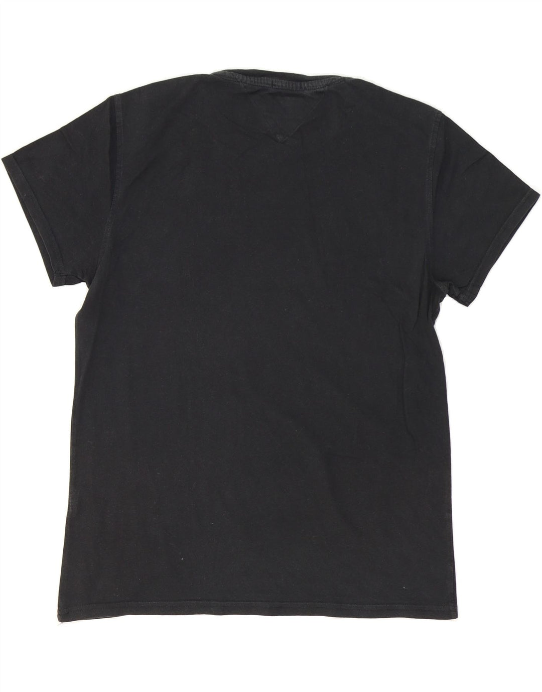 TOMMY HILFIGER Mens Regular Fit T-Shirt Top Medium Black Vintage Tommy Hilfiger and Second-Hand Tommy Hilfiger from Messina Hembry 