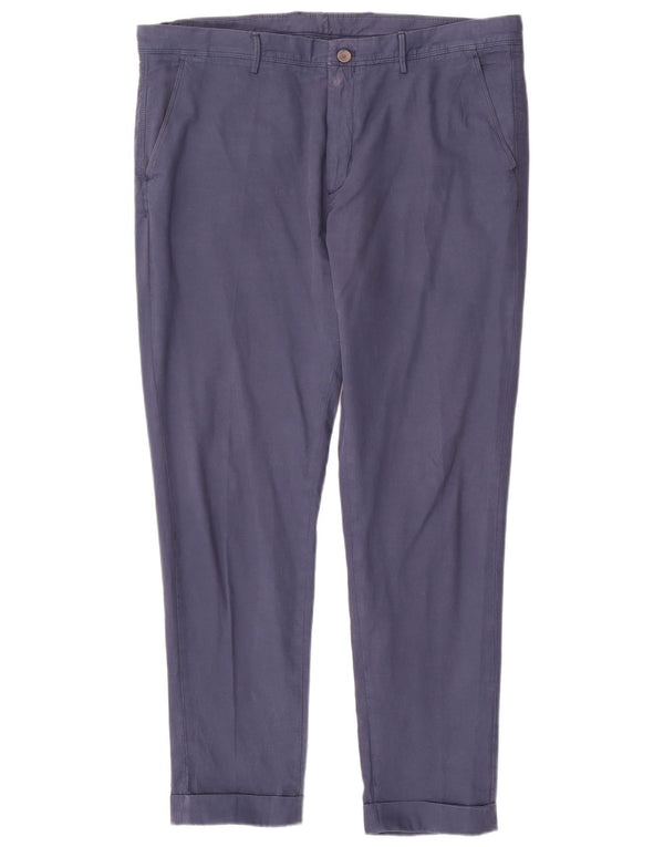 MASSIMO DUTTI Muške sužene chino hlače EU 48 XL W38 L30 tamnoplave