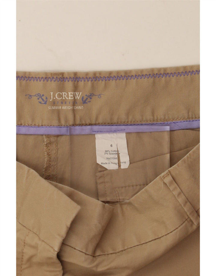 J. CREW Womens Chino Shorts US 6 Medium W30  Beige Cotton Vintage J. Crew and Second-Hand J. Crew from Messina Hembry 