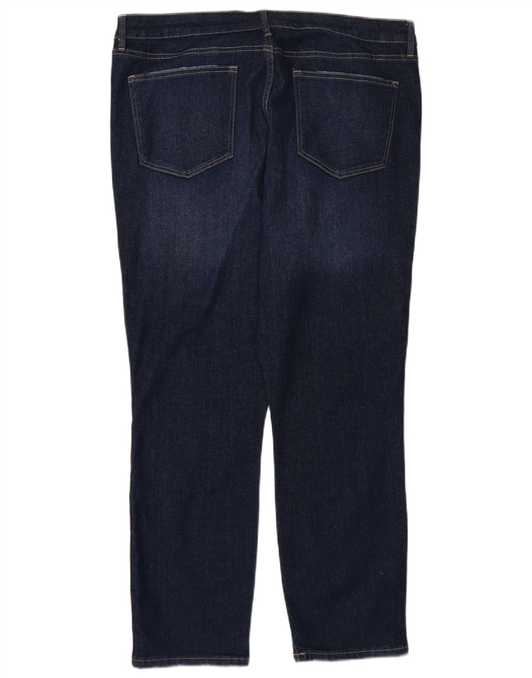 TOMMY HILFIGER Ženske ravne traperice visokog struka US 16 2XL W38 L28 tamnoplave