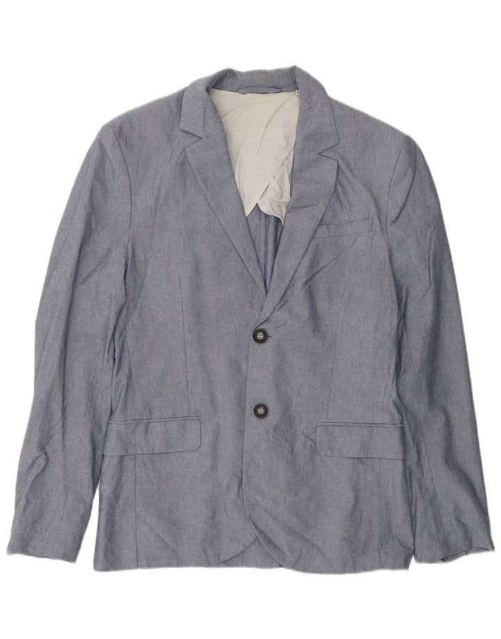 Jack Wills muška jakna s 2 gumba UK 38 srednje plavi pamuk