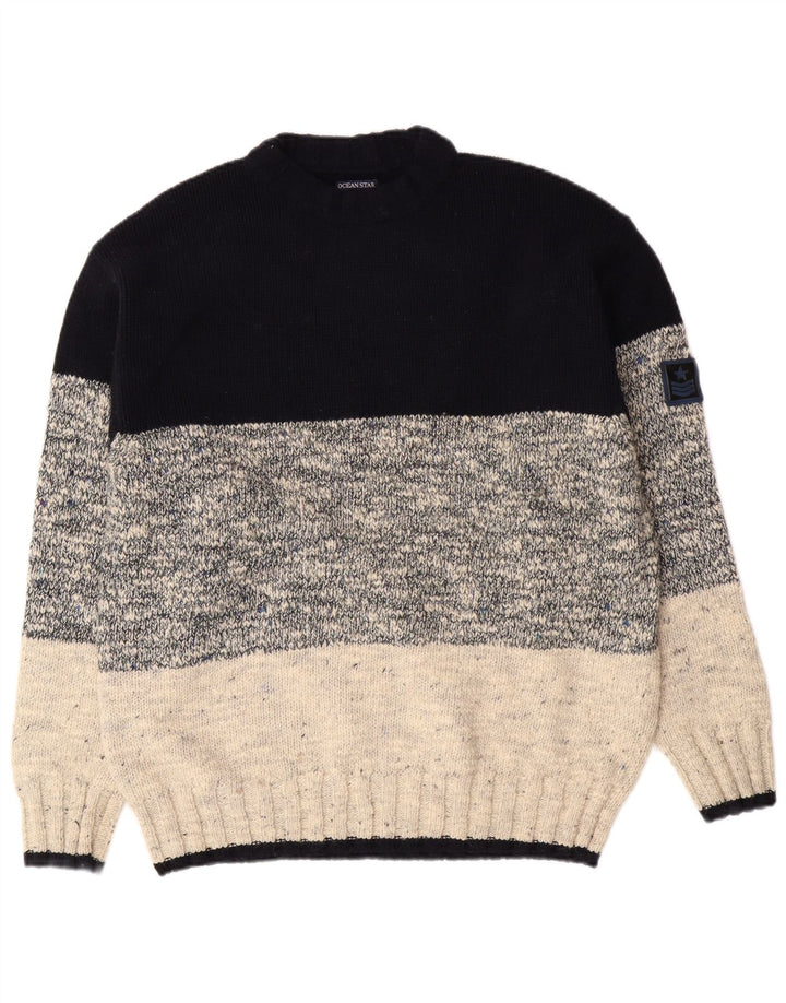 Ocean Star muški džemper s okruglim izrezom IT 50 srednje raznobojan