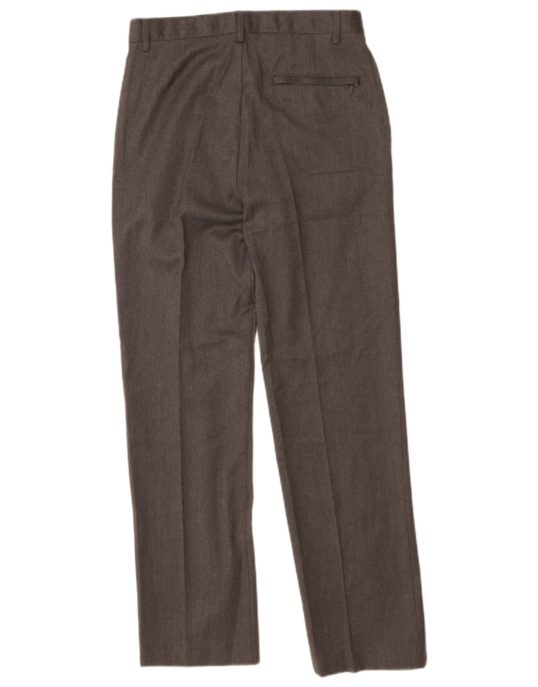 MARKS & SPENCER Boys Slim Suit Trousers 13-14 Years W28 L29 Grey Polyester