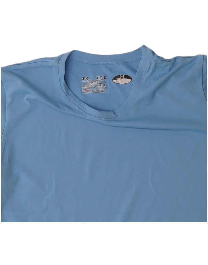 UNDER ARMOUR Ženska majica kratkih rukava Heat Gear UK 18 XL Plavi poliester