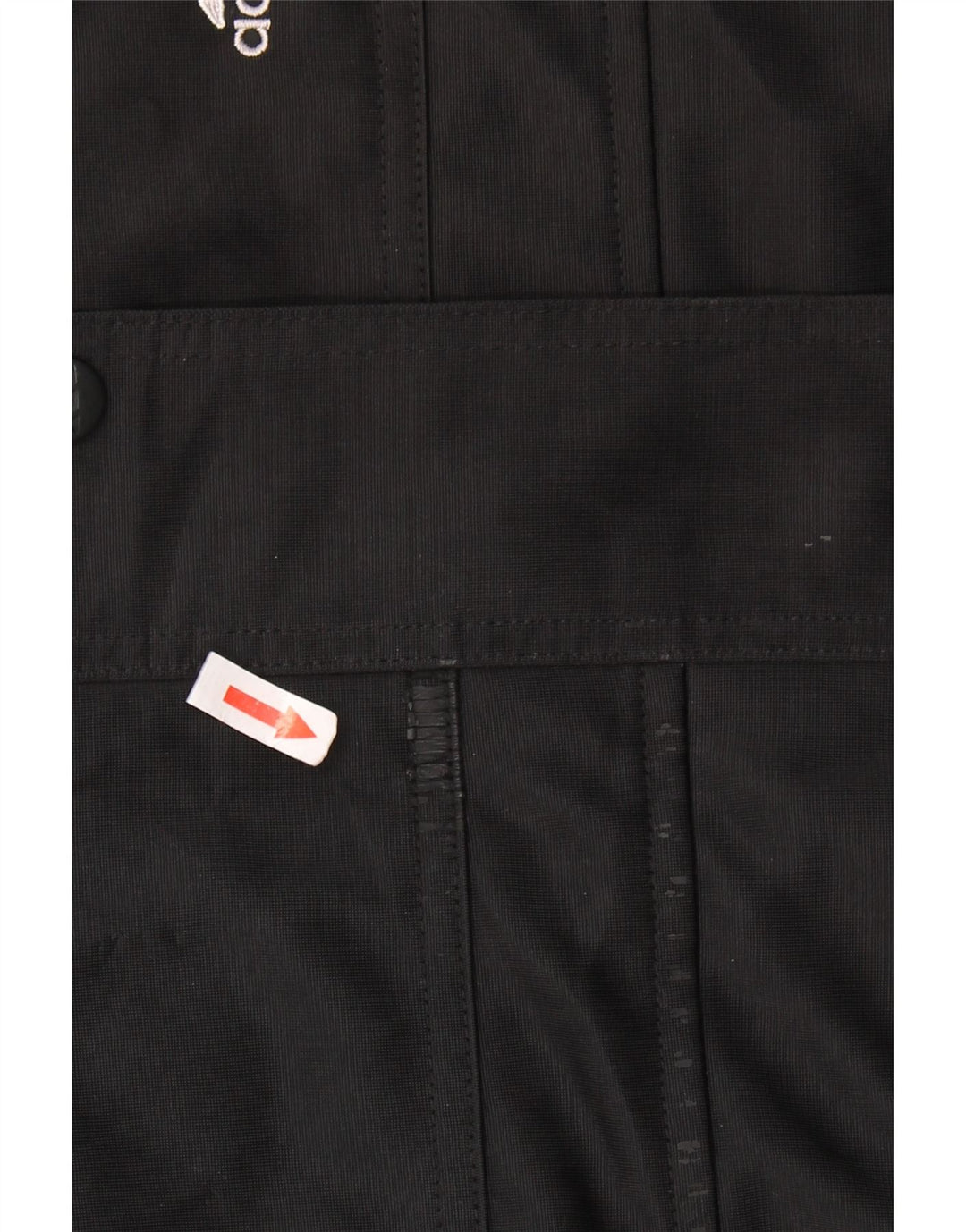 ADIDAS ženska gornja jakna trenirke s kapuljačom UK 14 velika crna