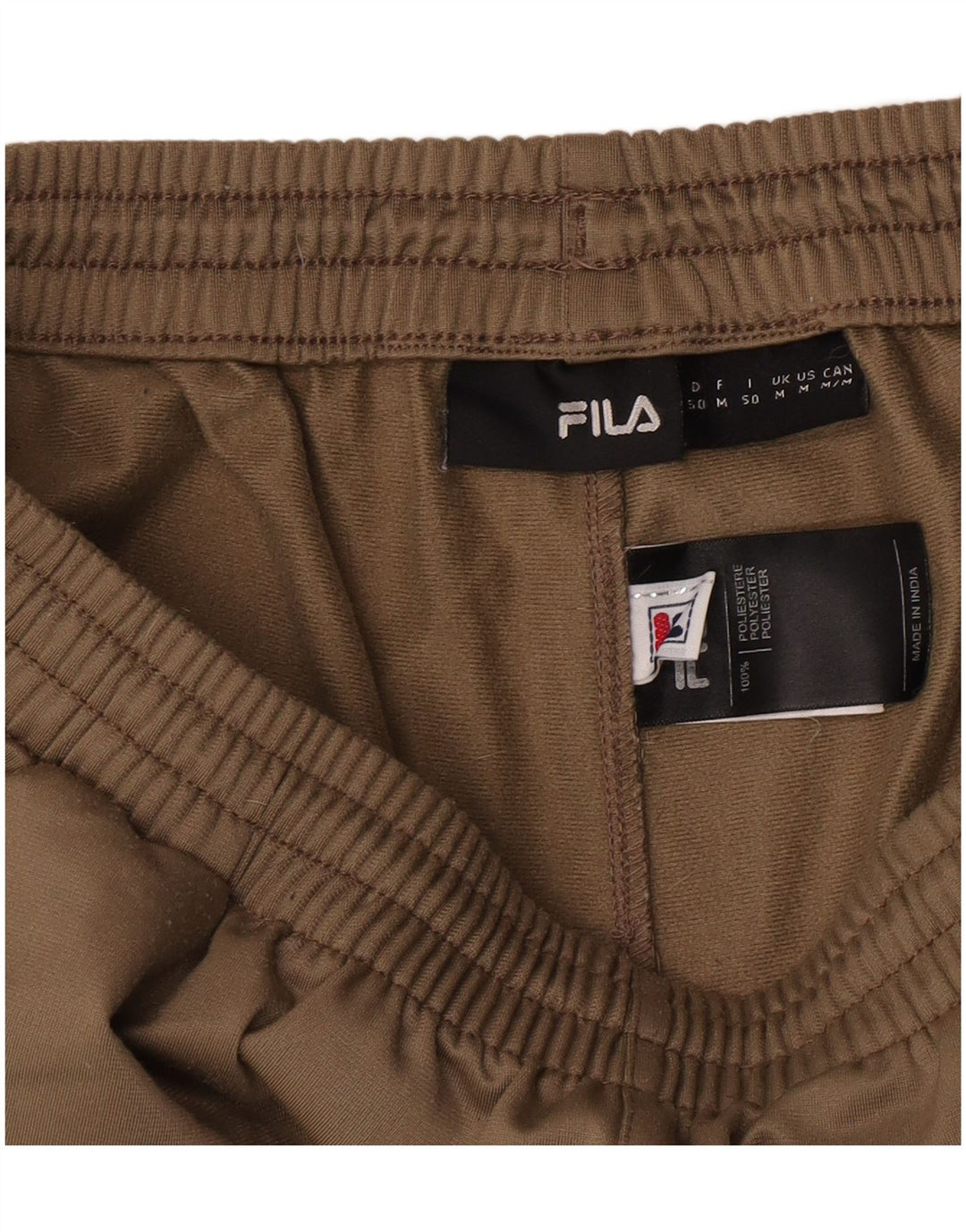 Fila muške hlače široke trenirke srednje veličine kaki poliester