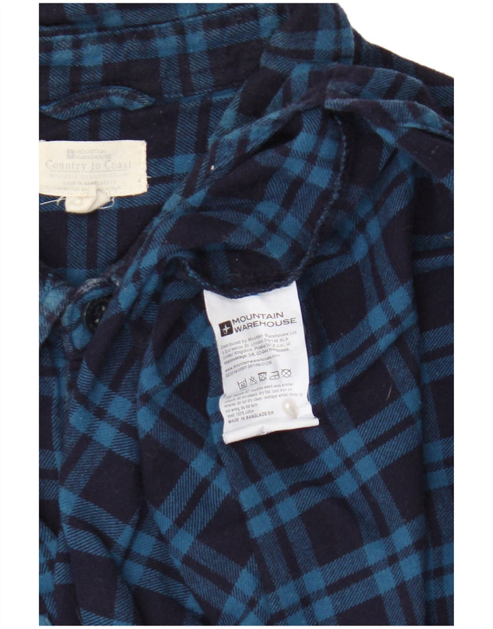 Mountain Warehouse muška flanelska košulja, veliki plavi karirani pamuk