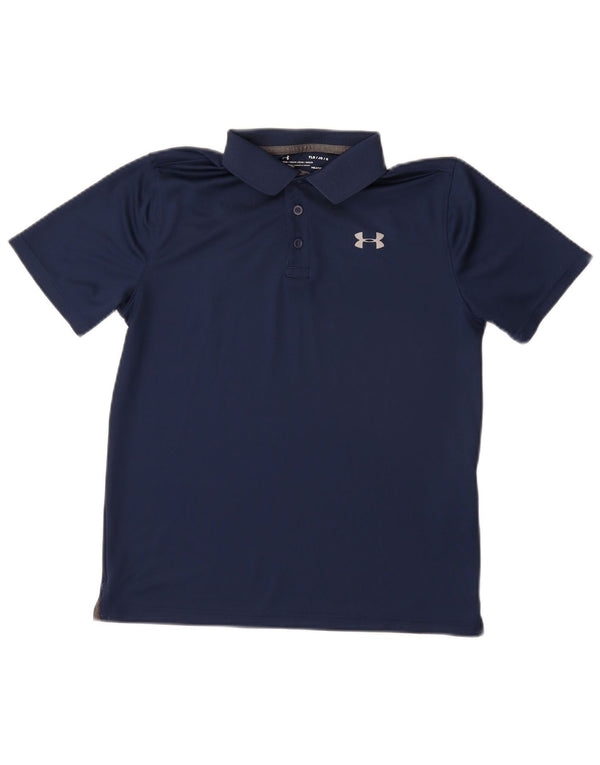 UNDER ARMOUR Boys Heat Gear polo majica 11-12 godina velika tamnoplava