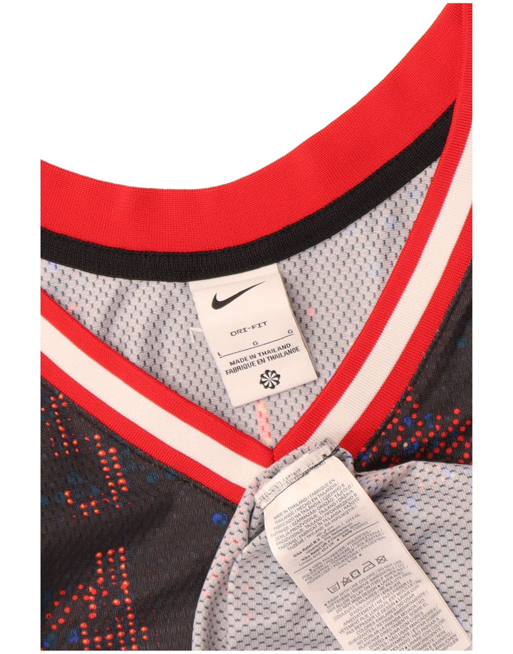 Nike muški gornji dio prsluka s grafičkim motivima, veliki višebojni poliester