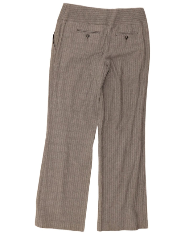 Marks & Spencer ženske chino hlače UK 10 male W30 L32 sive pruge