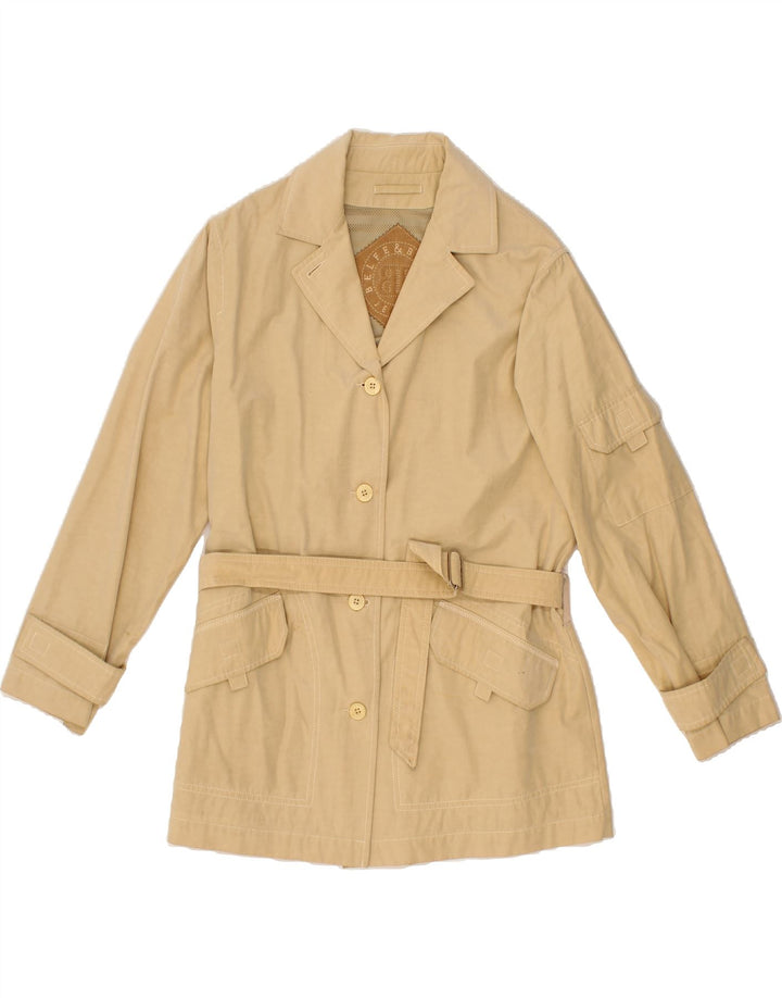 BELFE & BELFE Womens Trench Coat IT 44 Medium Beige Vintage Belfe & Belfe and Second-Hand Belfe & Belfe from Messina Hembry 