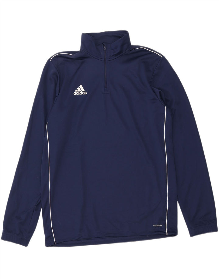 Adidas muška trenirka Aeroready zip izrez velika velika tamnoplava