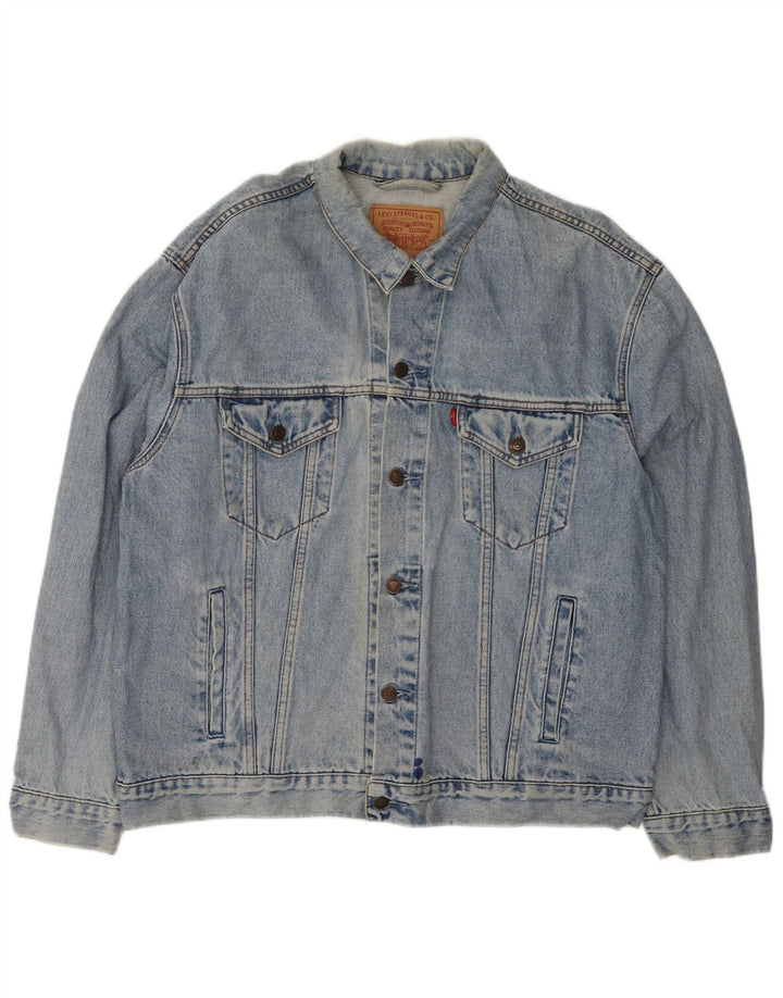 Levi's muška traper jakna UK 44 2XL plavi pamuk