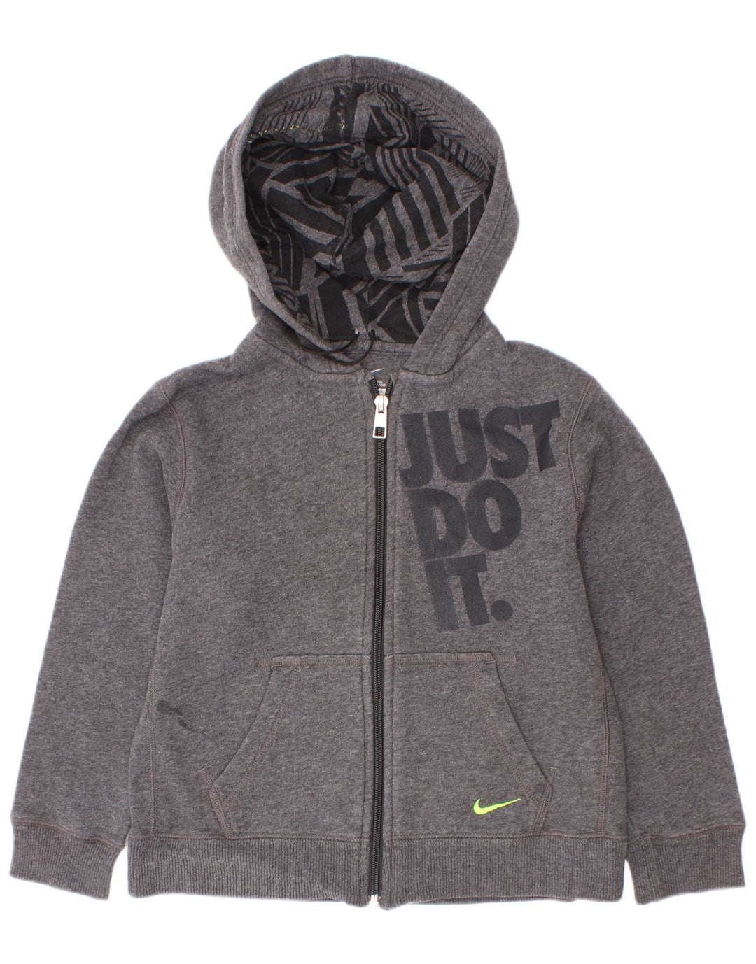 Džemper Nike Boys Graphic Zip Hoodie 6-7 Years Grey