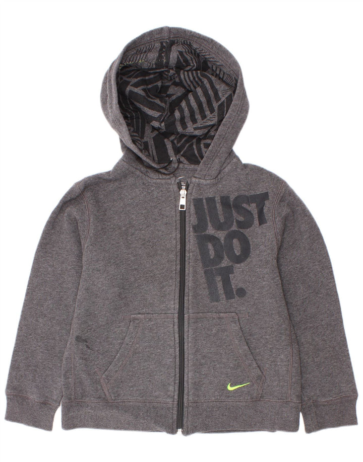 Džemper Nike Boys Graphic Zip Hoodie 6-7 Years Grey