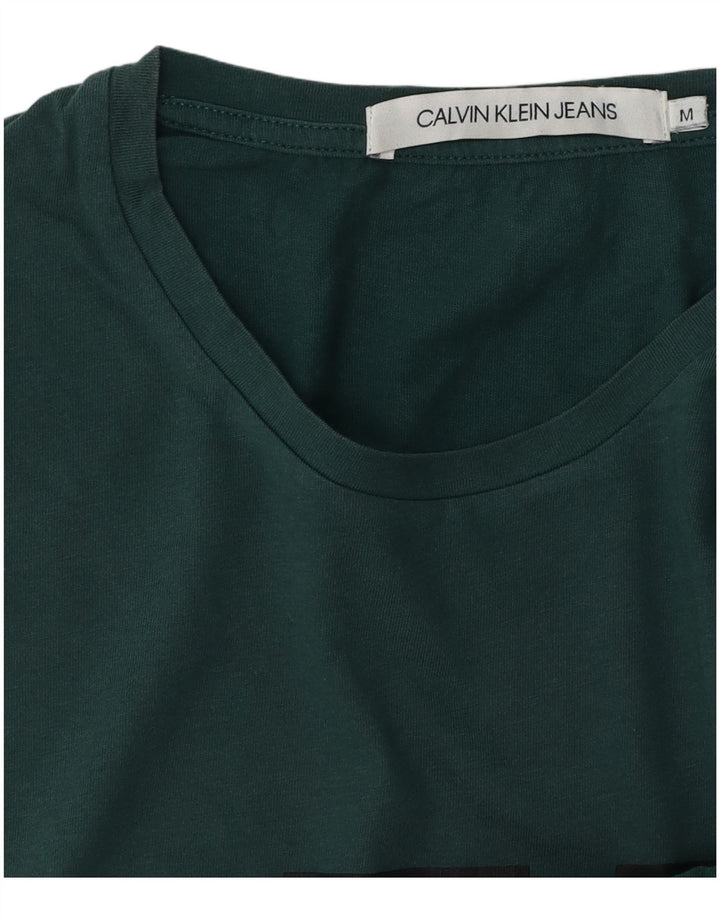 CALVIN KLEIN JEANS Muška majica kratkih rukava s grafičkim motivima Srednje zelena