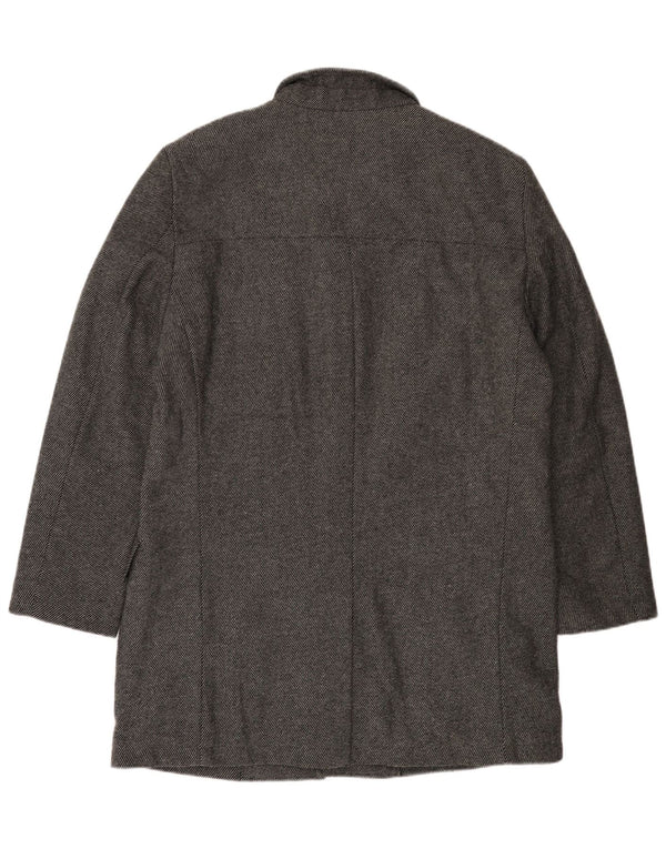 Bruno Banani muški gornji kaput UK 44 2XL vuna u sive pruge