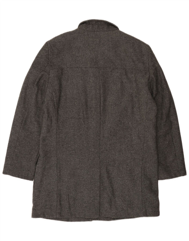 Bruno Banani muški gornji kaput UK 44 2XL vuna u sive pruge