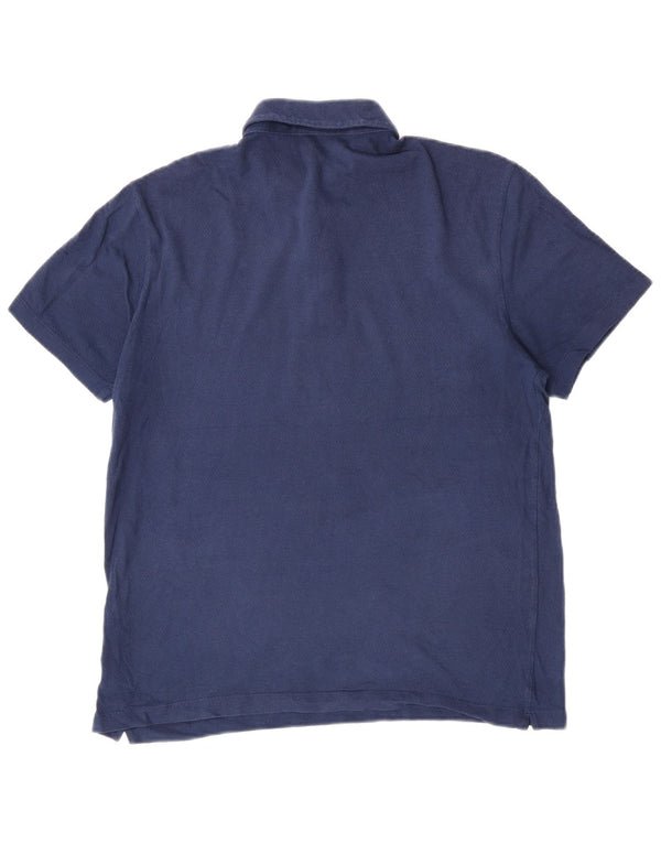 Massimo Dutti muška polo majica velika plava pamuk