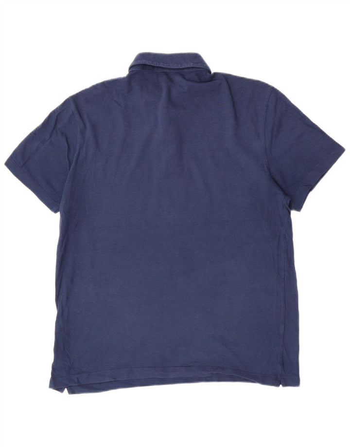 Massimo Dutti muška polo majica velika plava pamuk
