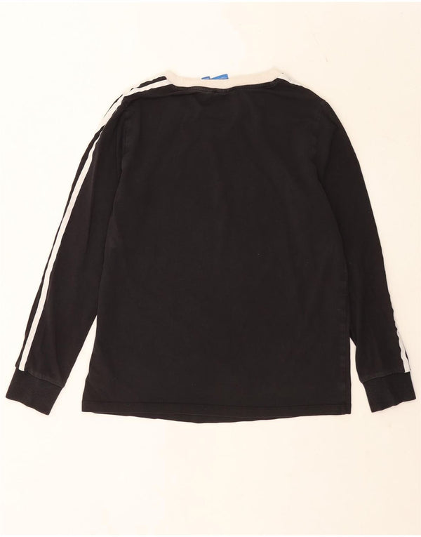 Adidas ženska majica dugih rukava UK 14 srednje crne boje pamuka