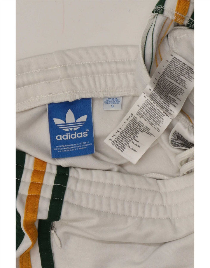 Adidas ženske hlače za trenirku UK 10 male bijele poliesterske hlače