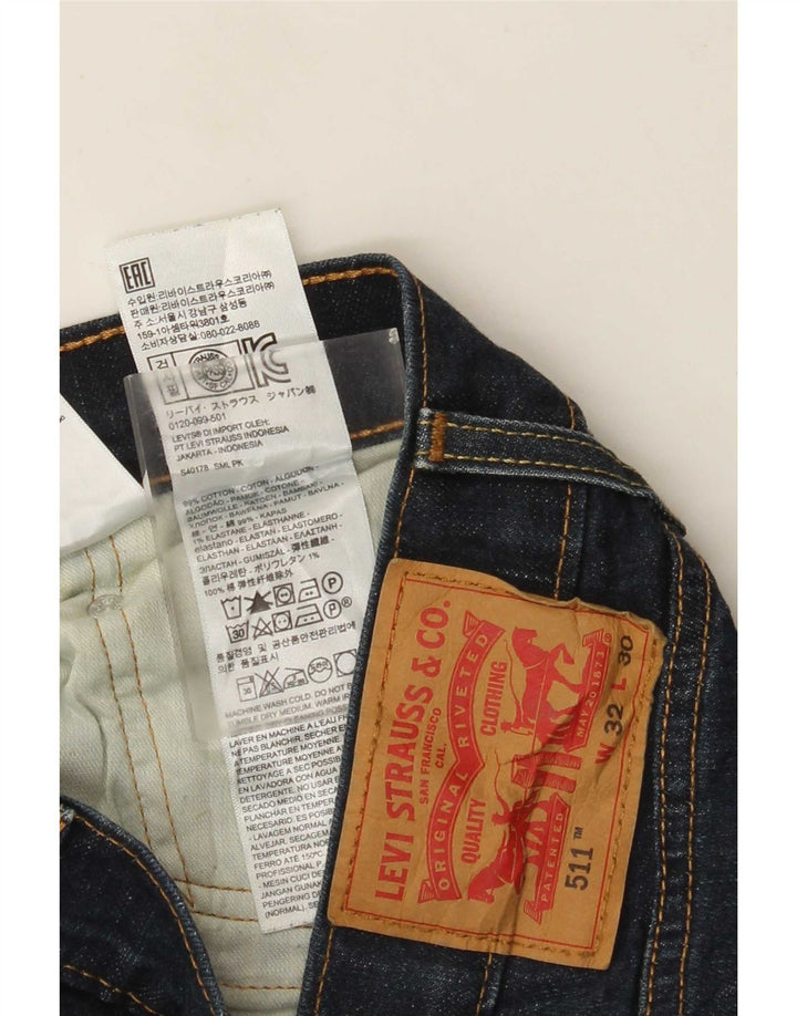 Levi's muške 511 uske traperice W32 L30 tamnoplavi pamuk