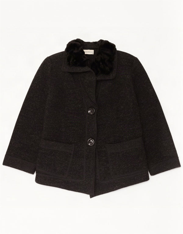 John Bentley Ženska jakna sa 2 gumba UK 10 Small Grey Colourblock