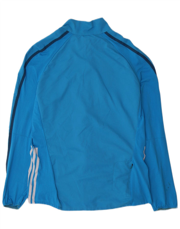 Adidas muška trenirka Adizero velika jakna od plavog poliestera