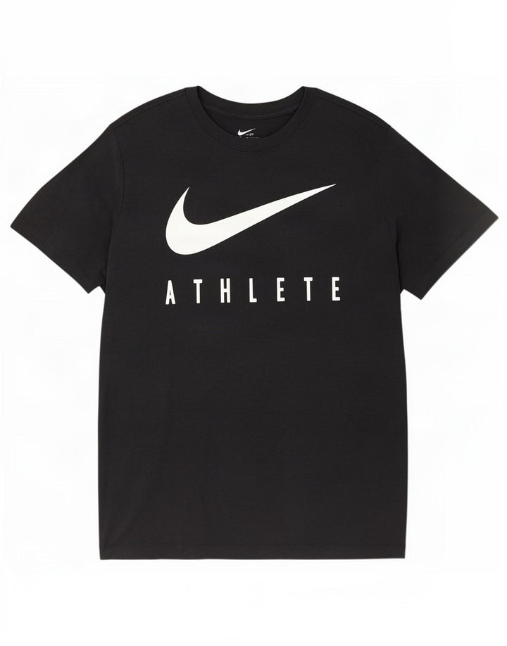Nike Dri Fit Graphic T-Shirt Top Veliki crni poliester