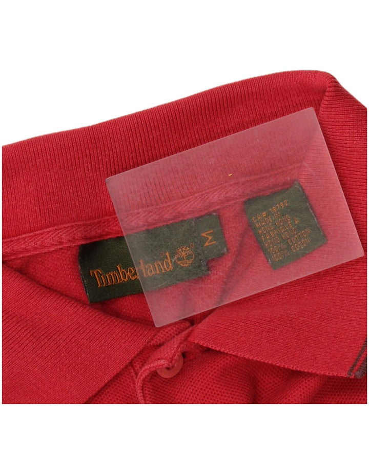 Timberland muška polo majica srednje crvene pamučne boje