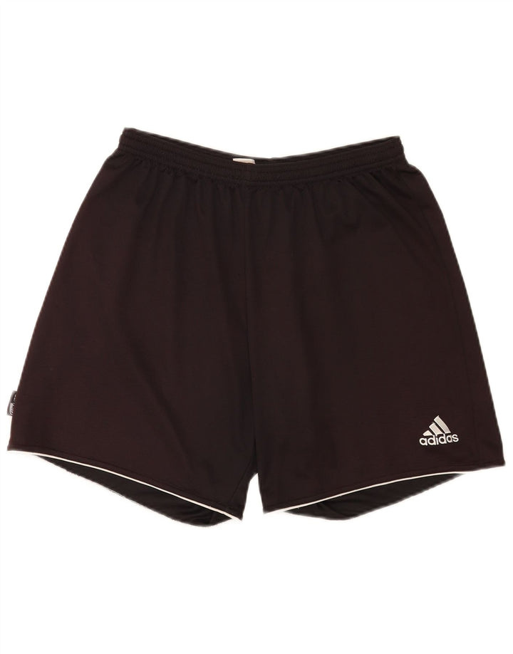 Adidas muške sportske kratke hlače Climalite, veliki crni poliester