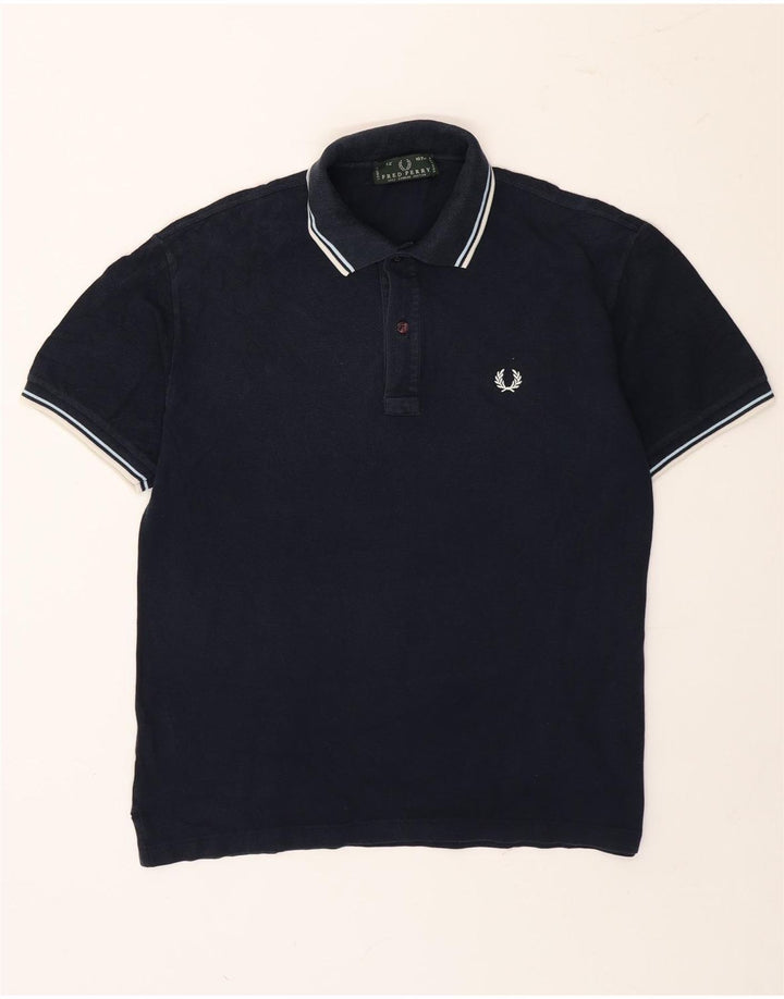 Fred Perry muška polo majica Srednje tamnoplavi pamuk na pruge